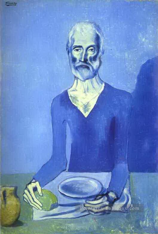 Ascète 1903 cubiste Pablo Picasso Peintures à l'huile
